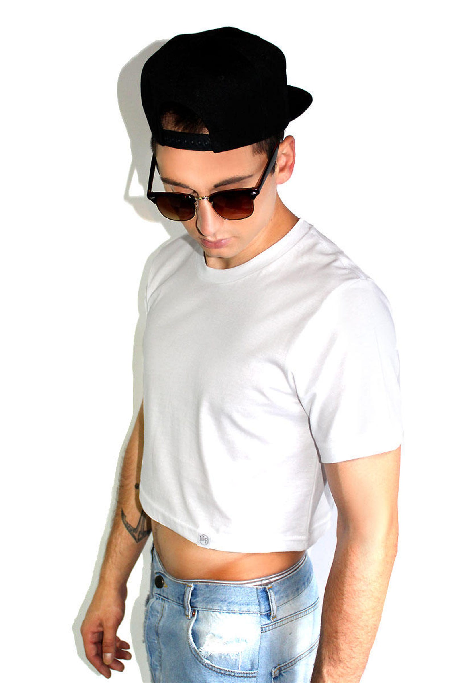 Core Crop Tee- White - Etsy