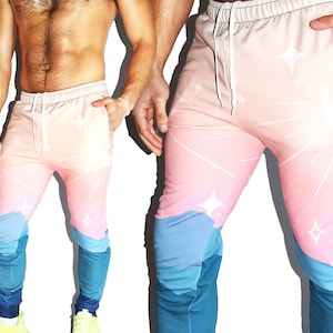 Desert Dusk All Over Print Sweatpants - Pink