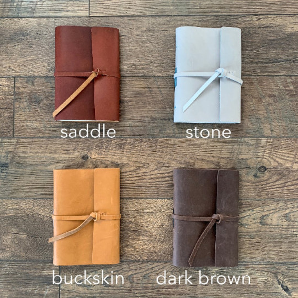 Leather US Travel Scratch Journal Topographic National