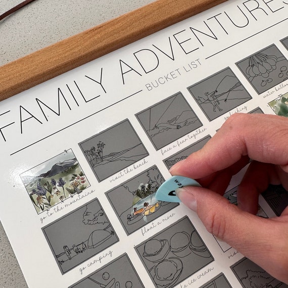 Family Bucket List Scratch Off | Unique Family Gift | Ideas to do with the Family | Kids Activity | Family Easter Gift | Family Activities