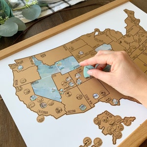 Scratch Off Poster National Park Scratch Off Map - National Parks Poster - Traveler Gift - Places I&#39;ve Been - Father&#39;s Day Gift for Him