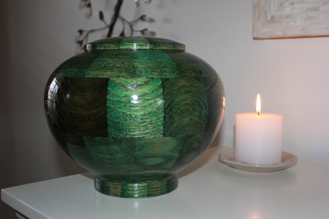 Custom Artistic Wooden Cremation Urn for Pets or Humans | Etsy