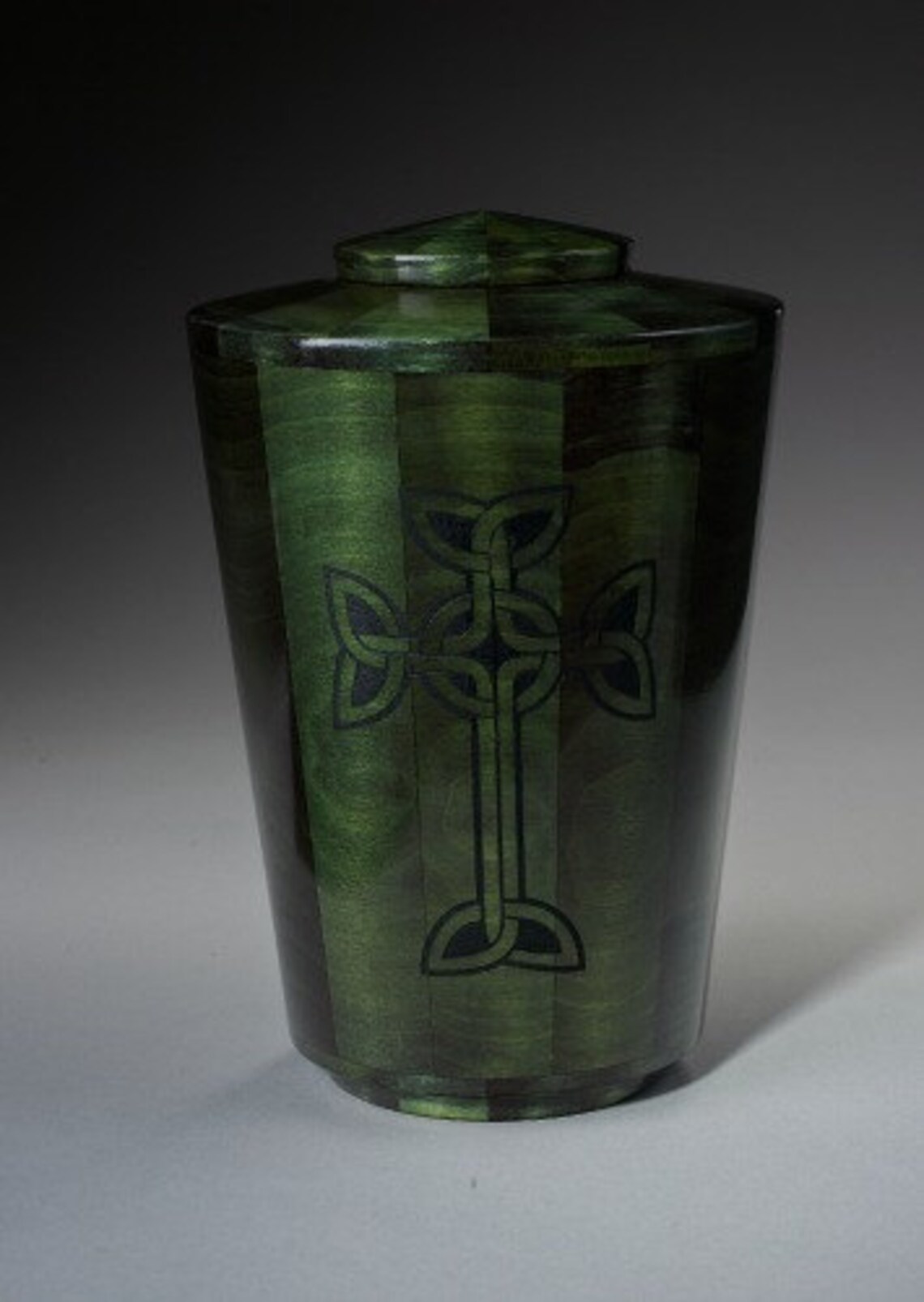 Green Irish Cremation Urn for Human Ashes Artistic Etsy