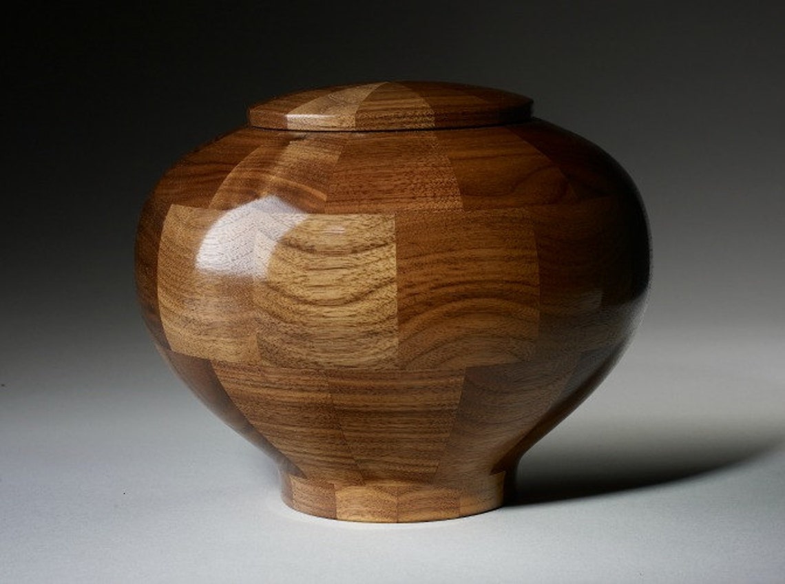 Custom Wooden Cremation Urn for Human Ashes Niche Urn Etsy