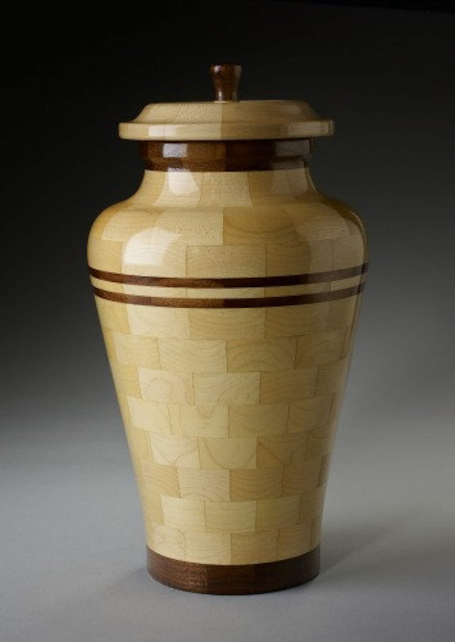 Custom Wooden Cremation Urn for Human Ashes Artistic Etsy