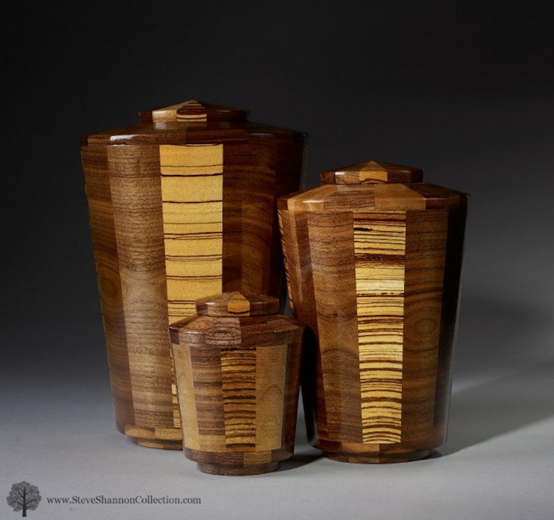 Custom Artistic Wooden Cremation Urn Personalized for Pets or Humans ...