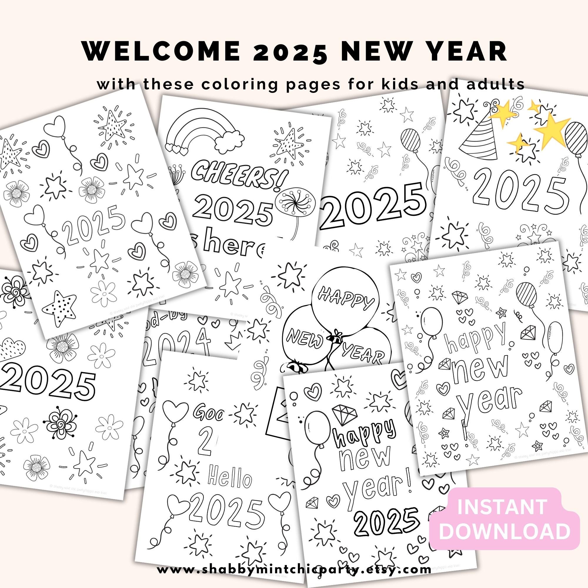 digital-download-printable-2025-new-year-coloring-pages-for-kids-kids-new-year-coloring-pages-for-new-year-s-party-etsy