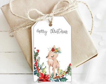 Deer Gift Tags - Etsy