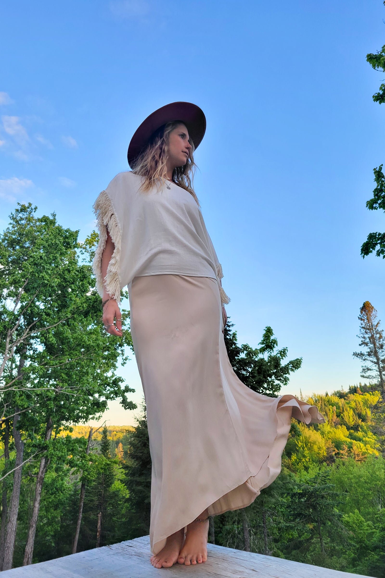 Mirissa Lounge Dress // Bone - Etsy
