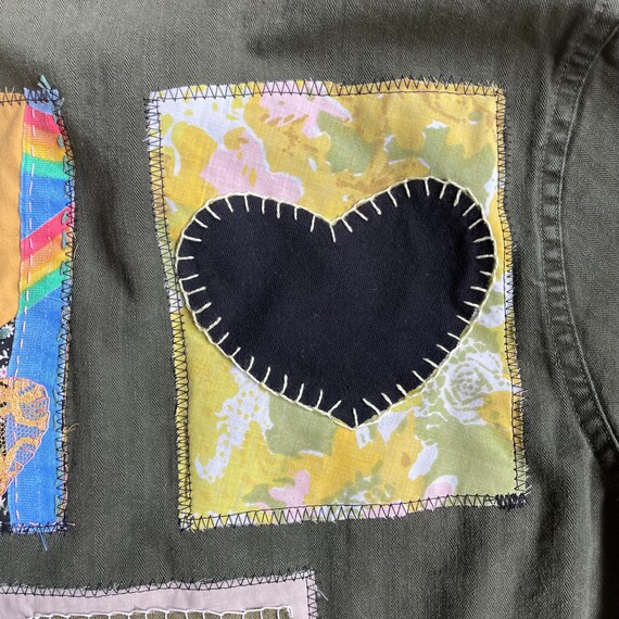 patchwork flight jacket - image 4