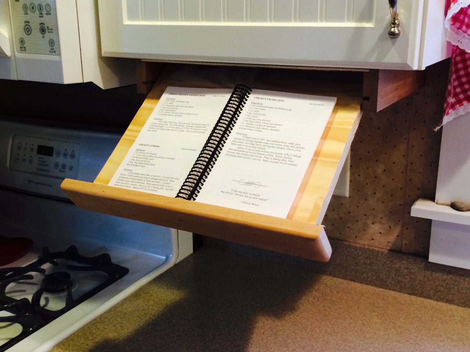 Under Ipad/cookbook Holder Etsy