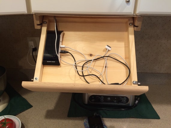 Under Cabinet Device Charger Station Etsy