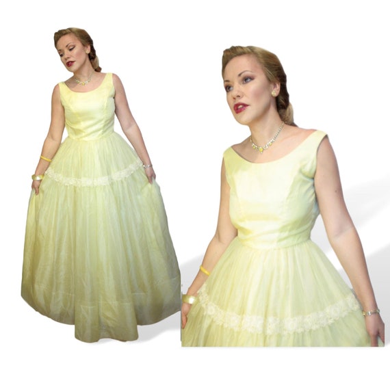lemon formal dress