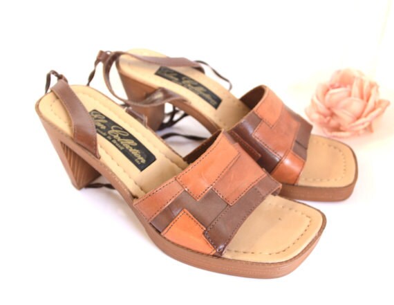 PATCHWORK LEATHER PLATFORMS VS2 Shoes With leather