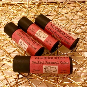 Salted Caramel Cake SlobberStick, Organic Lip Balm