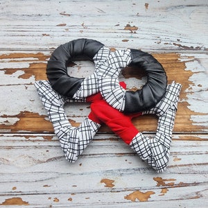 Large fabric Statement stud Earrings Business Class