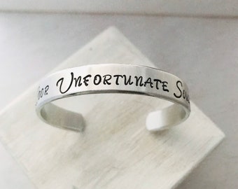 Poor Unfortunate Souls Cuff Bracelet~ Villains~ Cast Member gift, Under the sea, sebastian, Musical jewelry, DVC,