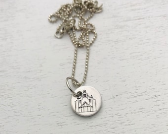 Haunted Mansion WDW, Disney Attraction, Foolish Mortals, Grim Grinning Ghost, Cast Member, Disney Mom Gift, Necklace, Charm, Ghost Host, DCP