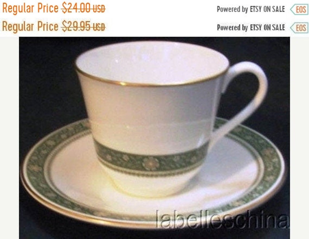 Royal Doulton England Rondelay Tea Cup and Saucer Gold Gilt Etsy