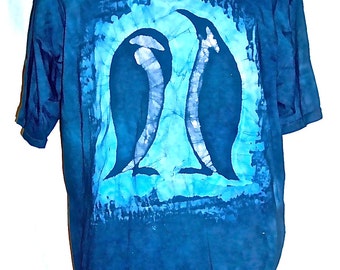 Batik Penguin T-Shirt