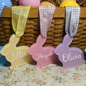 Easter Basket Tag, Custom Easter Basket Tag, Easter Name Tags, Basket Name Tags, Acrylic Tags, Easter Ornaments