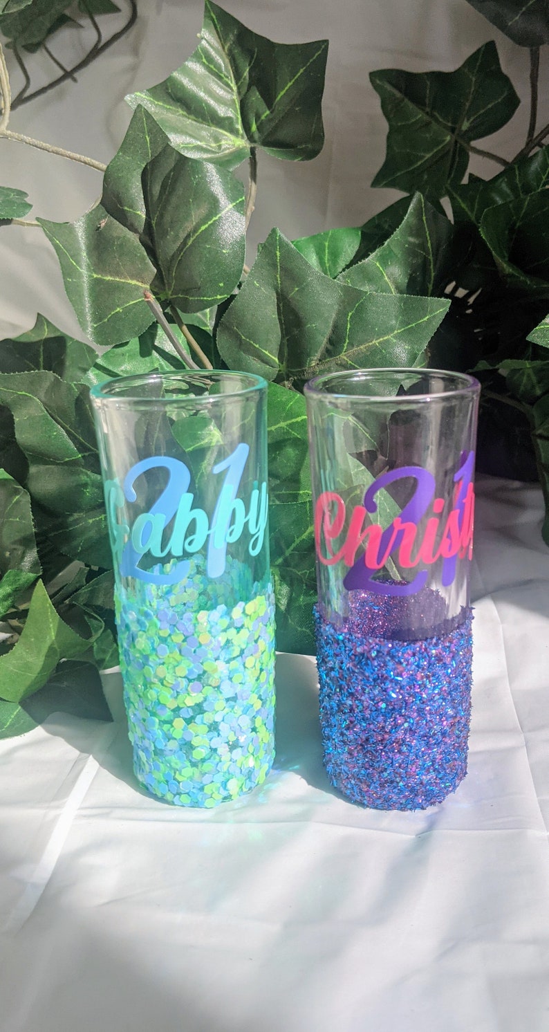Custom Shot Glass Personalized Shot Glass 21st Birthday Shot Etsy