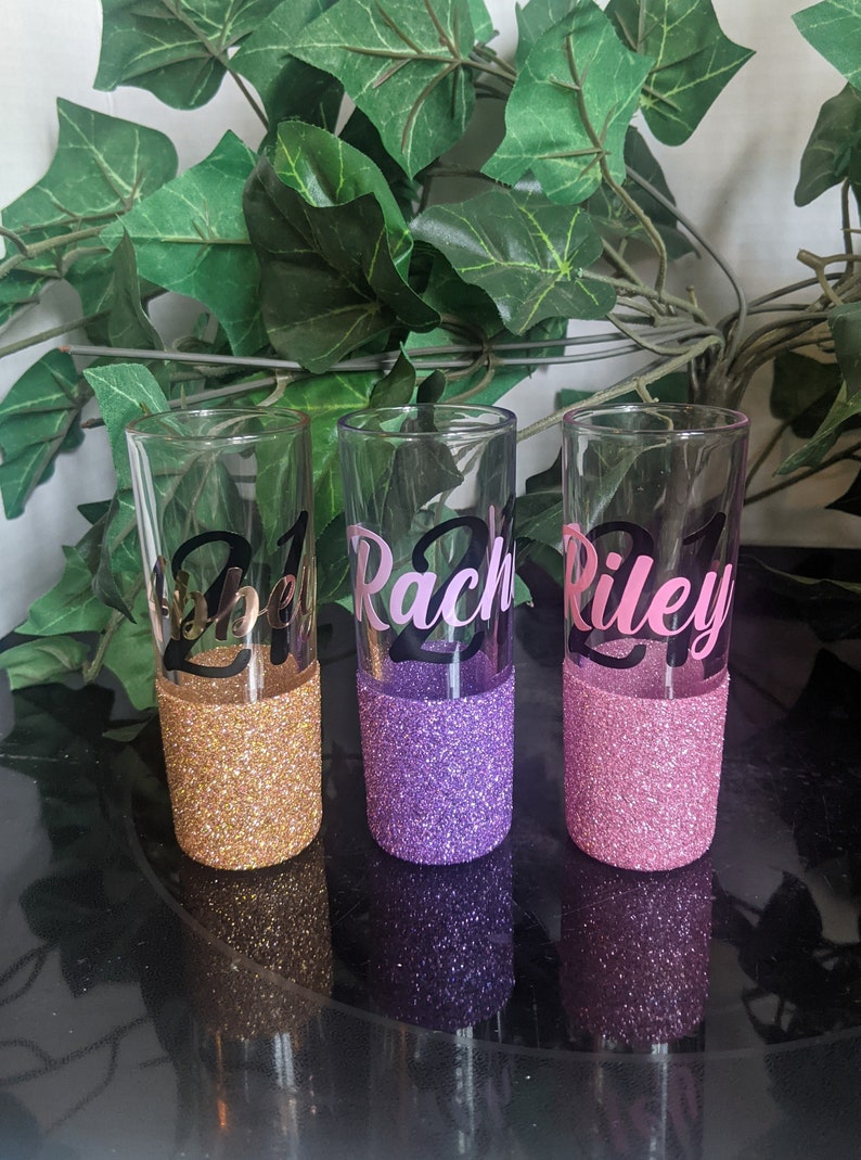 Custom Shot Glass Personalized Shot Glass 21st Birthday Shot Etsy