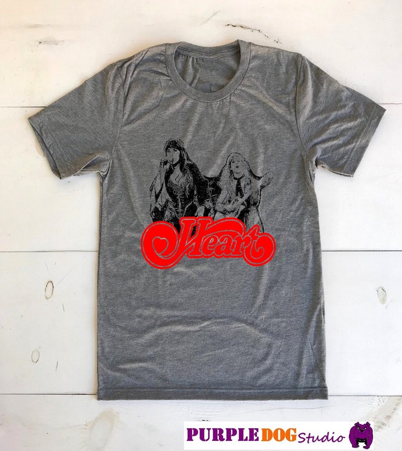 heart band t shirt