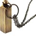 Secret Capsule Brass Necklace - Capsule Container Pendant  Secret Stash, Cremation Jewelry 2137F