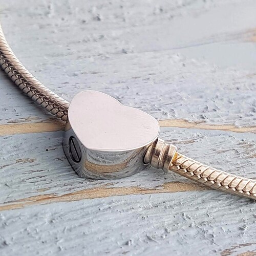 Human Skull Cremation Ash Urn Bracelet Charm Solid Cast 925 Etsy