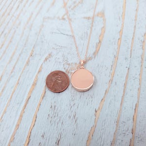 Rose Gold Ash Urn Necklace: Sterling Silver Engraved Memorial Pendant image 4