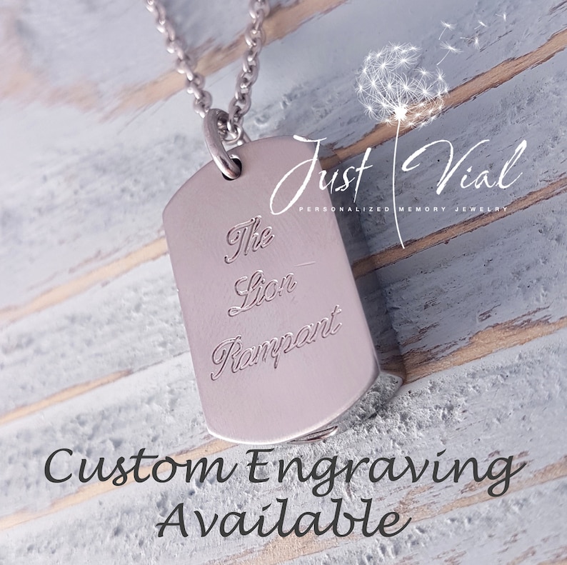 Custom Engraving Available Solid Polished Silver Stainless Steel Heart Lock and Key Cremation Urn Locket Capsule Pendant Necklace
