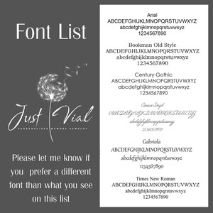 a black and white photo of a font list