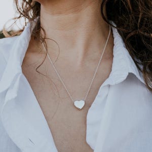 Sterling Silver Tiny Heart Urn Necklace: Cremation Ash Pendant, Custom Engraving -  Pet Memorial