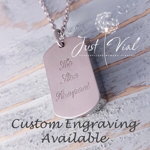 Rose Gold Heart Cremation Necklace: Ash Urn Memorial Keepsake, Personalized Pet Memorial Engraving image 9