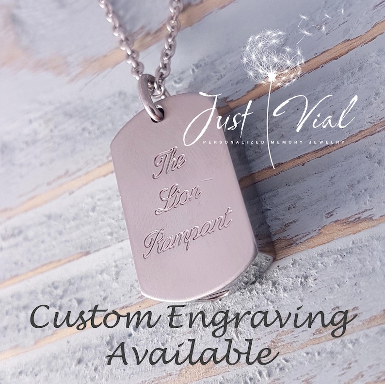 Rose Gold Heart Cremation Necklace: Ash Urn Memorial Keepsake, Personalized Pet Memorial Engraving image 9