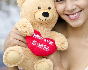 funny teddy bear etsy
