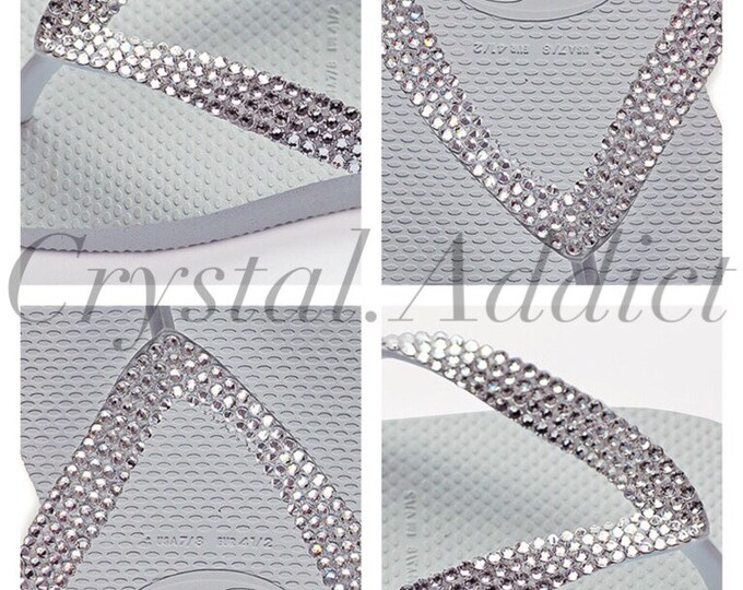 Swarovski Crystals Havaiana Flip Flops Etsy