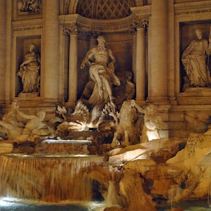 Italy Photography - Trevi Fountain - Travel Photography - Rome Photography - Fine Art - Architecture Photography - Fine Art Photography