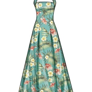 Simplicity SEWING PATTERN S9949 Misses&#39; Halter Neck Dresses 6-14 Or 16-24