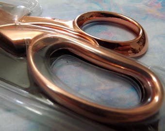 Rose Gold DRESSMAKER Shears Sturdy Premium Quality Scissors - 8 1/4 inch blade