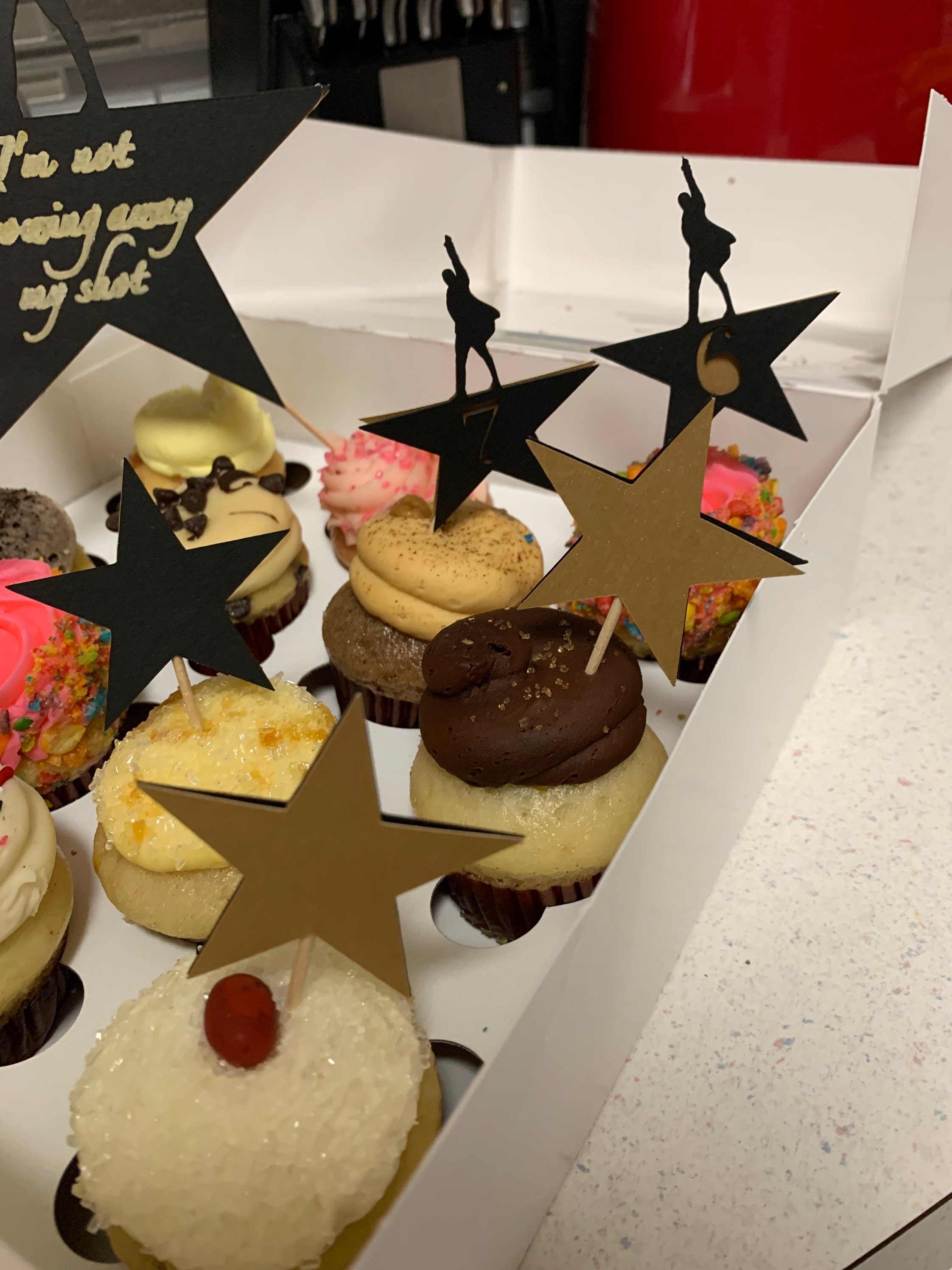 Hamilton Cupcake Toppers Etsy