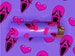 2 Pack Cute Pink Ghost Face & Hearts Spooky Stoner lighter wraps | Wrap Only | Bic Classic Lighter | Halloween | Scream 