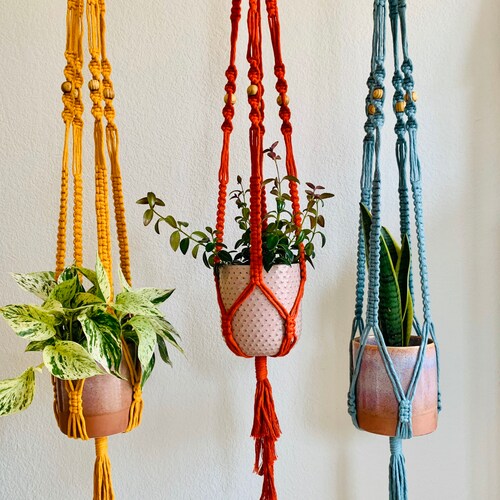 DIY Macrame Plant Hanger Kit DIY Macrame Kit Plant Hanger Etsy