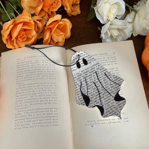 Handmade Ghost Bookmark - Perfect Bookish Gift for Halloween