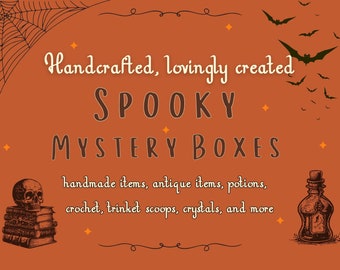 Spooky Mystery Box - Handmade, Lovingly Created and Curated Spooky Halloween Mystery Boxes