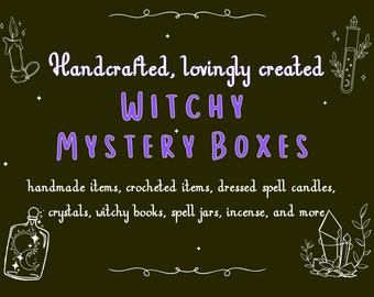 Handcrafted, Lovingly Created Witchy Mystery Boxes