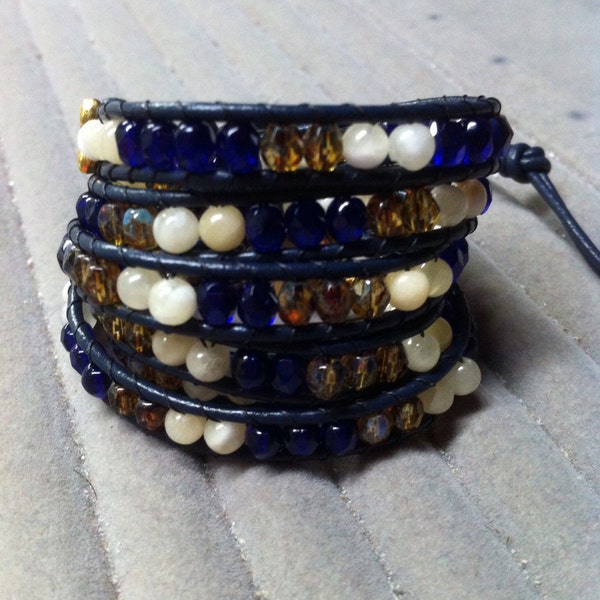 WRAP BRACELET Four Wrap Bracelet DRAGONFLYWRAPS