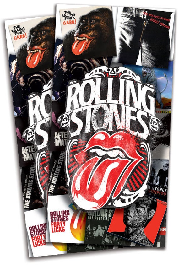 Rolling Stones Cornhole Bag Toss Wrap Set 