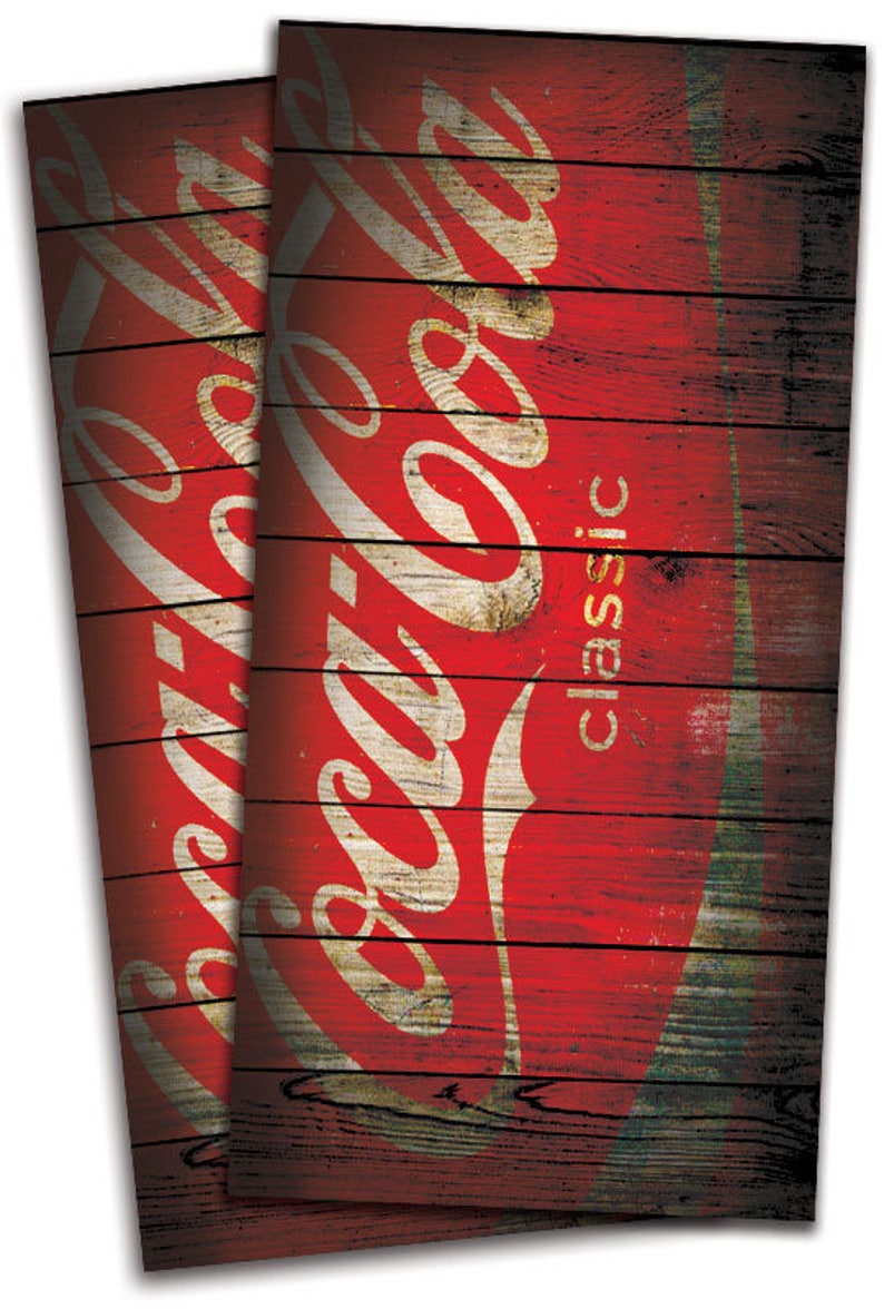 Superior Quality Fast Shipping! 24x48 Coca cola Cornhole Wraps 3M High Gloss Vinyl with Air Release